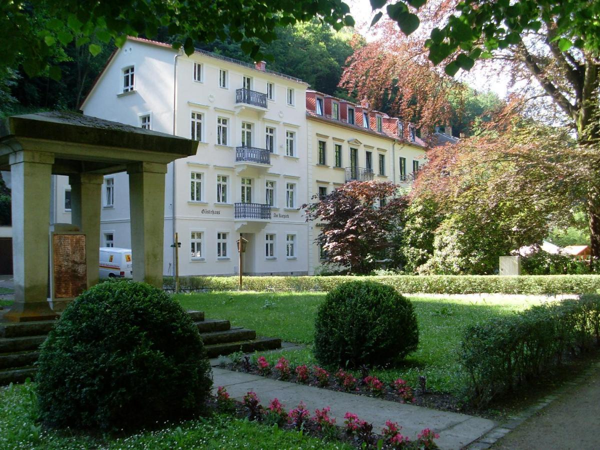 Gaestehaus Am Kurpark Bad Schandau Buitenkant foto