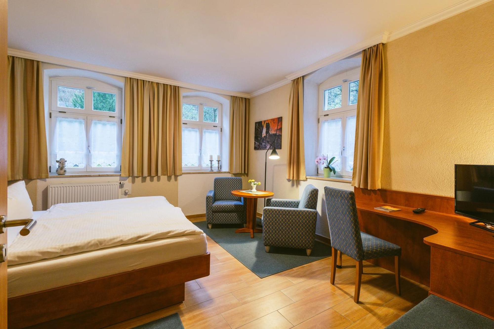 Gaestehaus Am Kurpark Bad Schandau Buitenkant foto